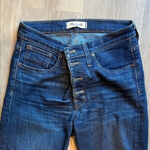 Madewell Indigo Button-Fly Jeans